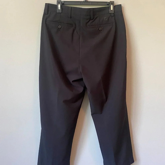 FootJoy Mens 34x32 Golf Performance Lightweight Stretch Straight Leg Black Pants - Picture 11 of 16